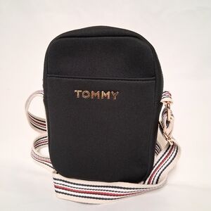 Tommy Black Crossbody Bag for Men